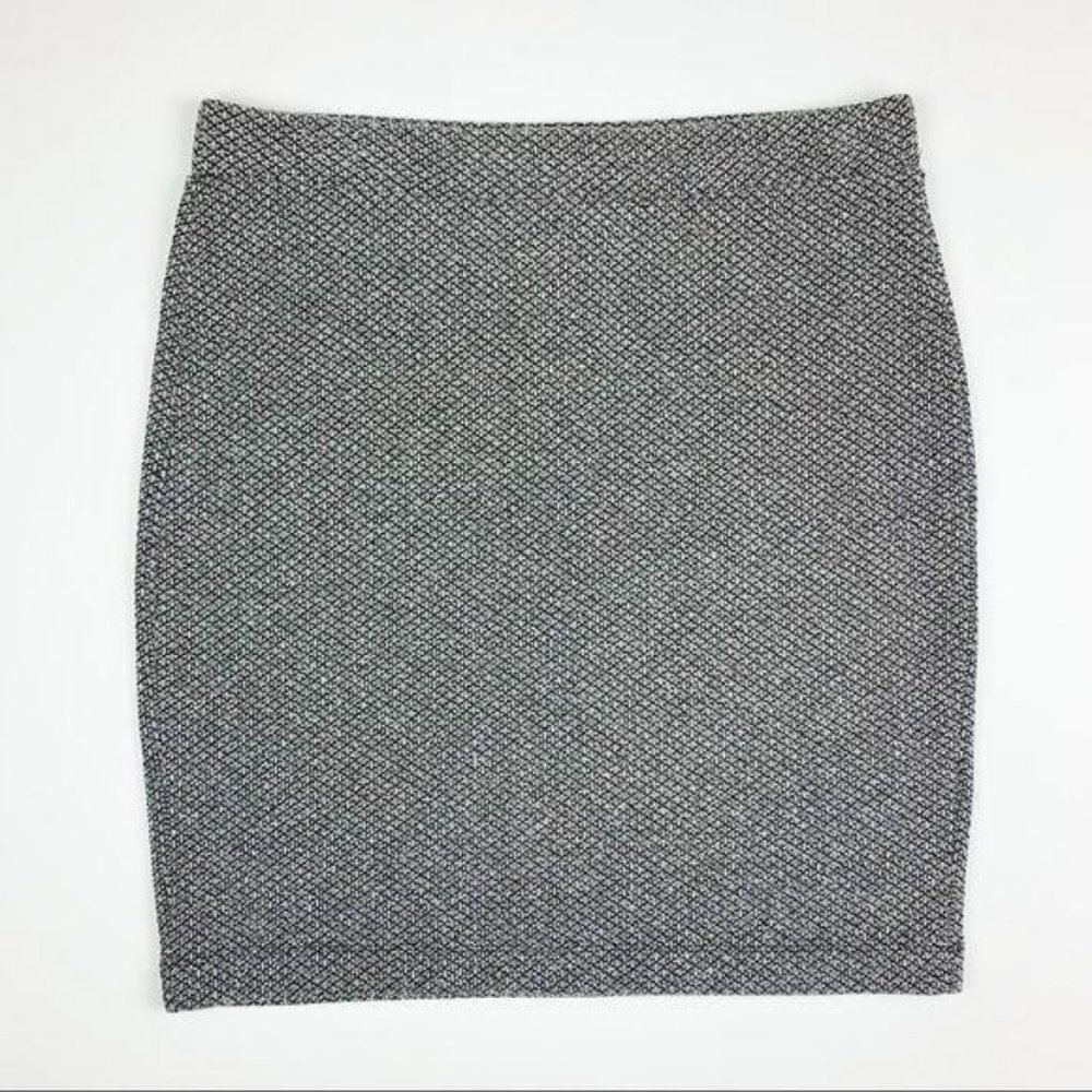 Loft Stretch Tweed Pencil Skirt Small